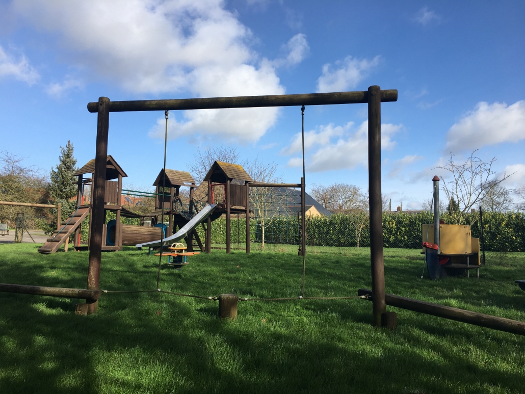 Photo of swings at adventure playground